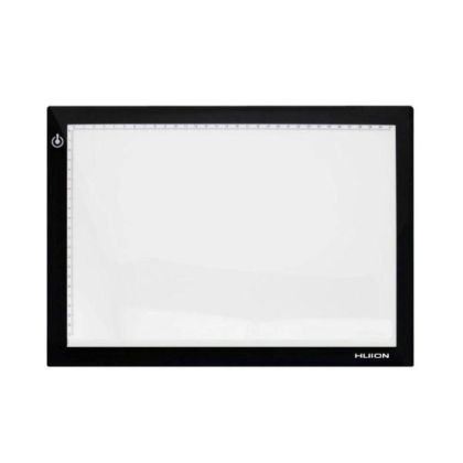 LED светеща подложка за рисуване HUION LED light pad L4S, USB, Черен