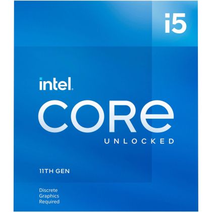 Процесор Intel Rocket Lake Core i5-11600KF, 6 Cores 3.90Ghz (Up to 4.90Ghz) 12MB, 125W, LGA1200, BOX