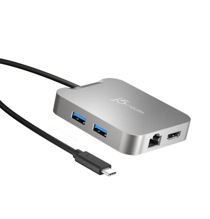 Докинг станция j5create JCD391 4K60 Elite USB-C PD, USB-A, HDMI, RJ-45