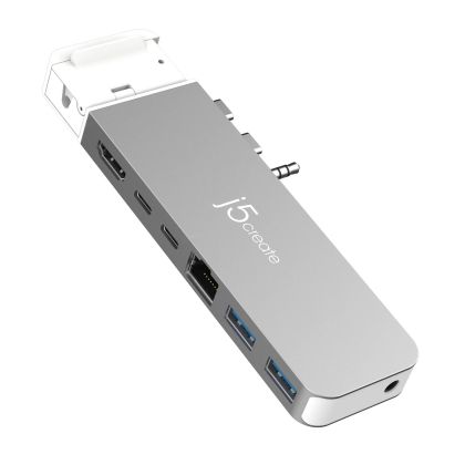  j5create JCD395, 4K60 Pro USB4 Хъб, MagSafe Kit, За MacBook Pro 2021/2022