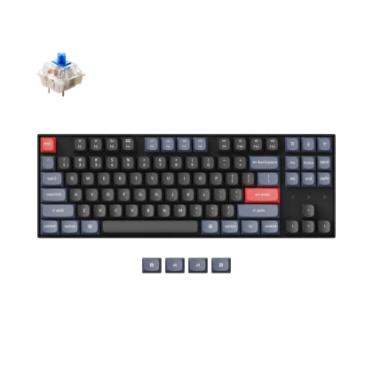 Геймърска механична клавиатура Keychron K8 Pro Blue Switch RGB