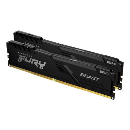 Памет Kingston FURY Beast Black 64GB(2x32GB) DDR4 3600MHz KF436C18BBK2/64