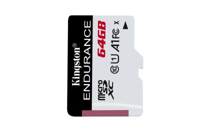 Карта памет Kingston Endurance microSDXC 64GB, Class 10 UHS-I U1 A1