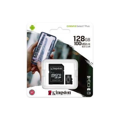 Карта памет Kingston Canvas Select Plus  microSDXC 128GB, Class 10 UHS-I