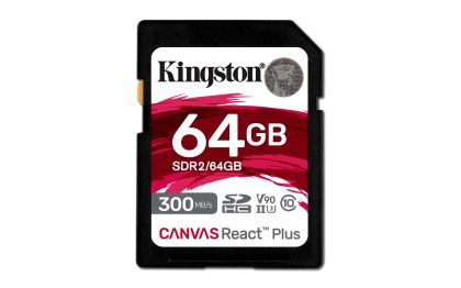 Карта памет Kingston Canvas React SDXC 64GB