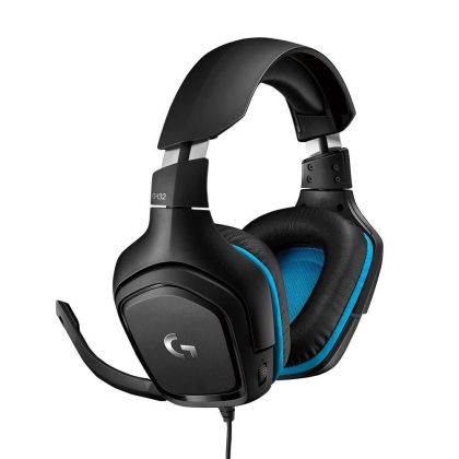 Геймърски слушалки Logitech G432, Микрофон, Черни