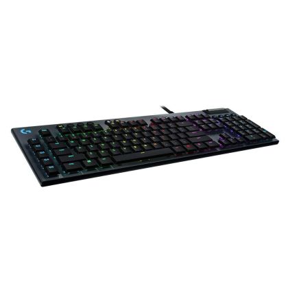 Геймърска механична клавиатура Logitech, G815 Lightsync RGB, Clicky суичове