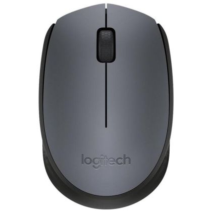 Безжична оптична мишка LOGITECH M170, Сива, USB