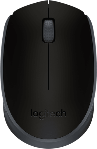 Безжична оптична мишка LOGITECH M171, Черна, USB