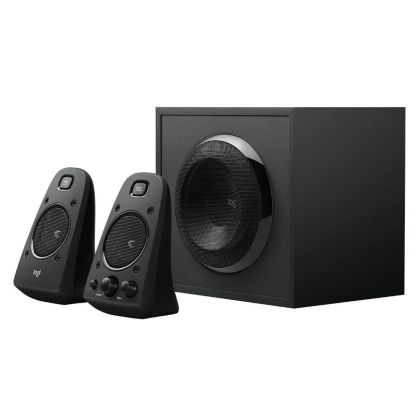 Тонколони Logitech Z623, 2.1, 200W RMS, Черен