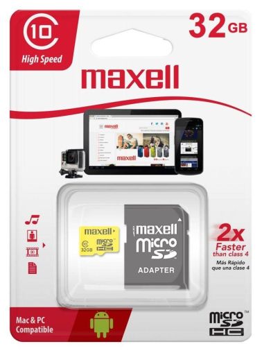 Карта памет Maxell micro SDHC, 32GB, Class 10,