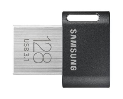 USB памет Samsung FIT Plus, 128GB, USB-A, Черна