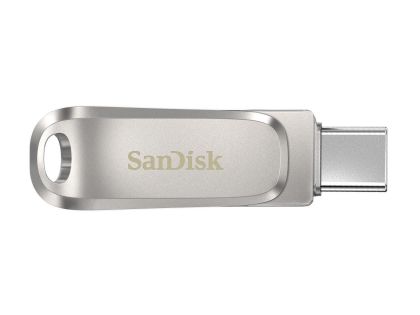 USB памет SanDisk Ultra Dual Drive Luxe, 64GB, USB 3.1 Gen 1, USB-C, Сребрист