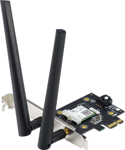 Адаптер ASUS PCE-AX3000, AX3000 Dual Band PCI-E, WiFi 6 (802.11ax)