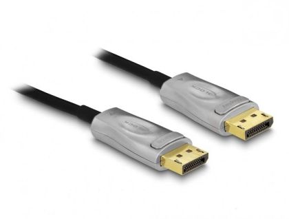 Оптичен кабел Delock, Активен, DisplayPort 1.4 8K, 100 m