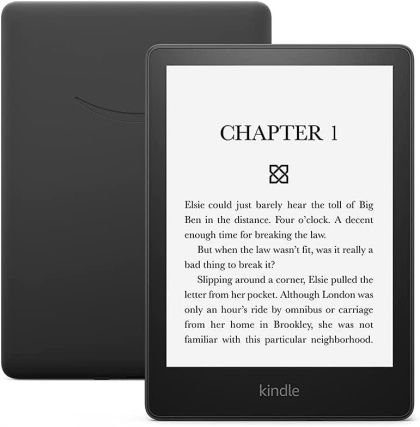 eBook четец Kindle Paperwhite 6.8", 16GB, 2021, 11 генерация, IPX8, Черен