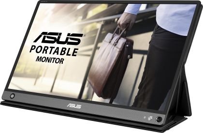 Монитор ASUS ZenScreen Go MB16AHP 15.6" FHD (1920x1080) IPS, USB Type-C, Преносим