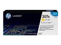 HP original Colour LaserJet CE742A Toner cartridge yellow standard capacity 7.300 pages 1-pack