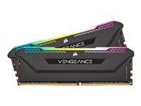 CORSAIR DDR4 32GB 2x16GB 3200MHz DIMM CL16 VENGEANCE RGB Pro SL Black 1.35V XMP 2.0