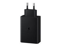 SAMSUNG Power Adapter Trio 65W USB-C 25W USB-C 15W USB-A Black