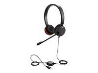 JABRA Evolve 30 II UC stereo Headset on-ear wired 3.5 mm jack