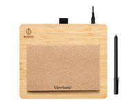 VIEWSONIC PF0730-I0WW 7.5inch WoodPad Paper drawing pad notebook with ink Pen EMR tech 5080 LPI 4096 Pen Pressure USB