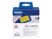 BROTHER DK44605 Brother szalagcimke, nem tapad, 62mm, sarga