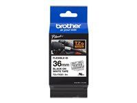 BROTHER TZEFX261 36mm Black on White Flexible ID