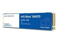 WD Blue SSD SN570 NVMe 500GB M.2 2280 PCIe Gen3 8Gb/s internal single-packed