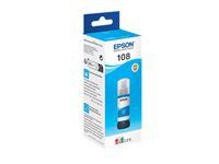 EPSON 1LB 108 EcoTank Cyan Ink Bottle