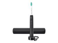 PHILIPS Electric toothbrush Series 3100 Pressure sensor Slim ergonomic design black