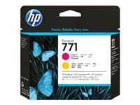 HP 771 original printhead CE018A magenta and yellow