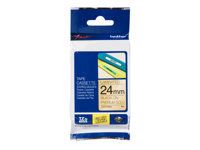 BROTHER TZEPR851 Tape cassettes 24 mm bandwidth Premium gold black