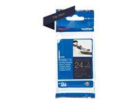 BROTHER P-Touch 24mm dark blue/gold ribbon tape