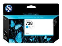 HP 728 original 130-ml Cyan Ink cartridge F9J67A