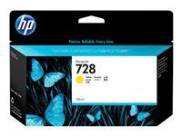 HP 728 original 130-ml Yellow Ink cartridge F9J65A