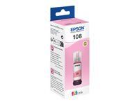 EPSON 1LB 108 EcoTank Light Magenta Ink Bottle