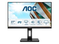 AOC Q27P2Q 27inch 2560x1440 QHD IPS 300cd/m2 1000:1 4ms HDMI VGA DisplayPort Speakers