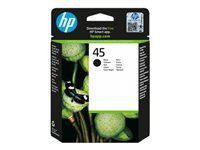 HP 45 original Ink cartridge 51645AE black high capacity 42ml 930 pages 1-pack