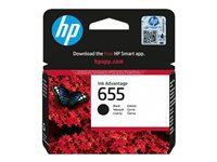 HP 655 original Ink cartridge CZ109AE BHK black standard capacity 550 pages 1-pack