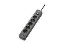 APC Essential SurgeArrest 5 Outlet 2 USB Ports Black 230V