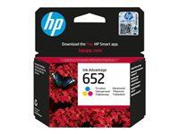 HP 652 original Ink cartridge F6V24AE BHK Tri-color