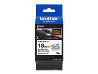 BROTHER TZEFX241 18mm BLACK ON WHITE FLEXIBLE ID