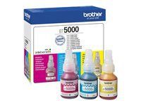 BROTHER BT5000 Ink Bottle Value Pack 1x C/M/Y