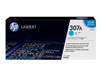 HP original Colour LaserJet CE741A Toner cartridge cyan standard capacity 7.300 pages 1-pack