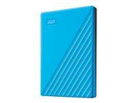 WD My Passport 2TB portable HDD USB 3.0 USB 2.0 compatible Blue Retail