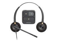 HP Poly EncorePro 520 EncorePro 500 series headset on-ear wired active noise cancelling Quick Disconnect black UC certified