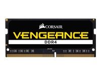 CORSAIR VENGEANCE DDR4 16GB 1x16GB 3200MHz SODIMM Unbuffered 22-22-22-53 Black PCB 1.2V