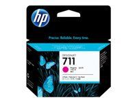 HP 711 original Ink cartridge CZ135A magenta standard capacity 3-pack