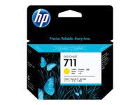 HP 711 original Ink cartridge CZ136A yellow standard capacity 3-pack